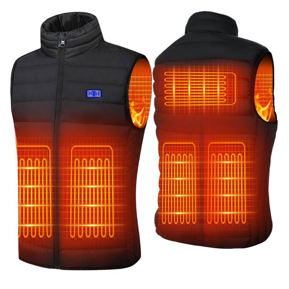 Doudoune sans manche chauffante Unisexe - Gilet Chauffant Electrique