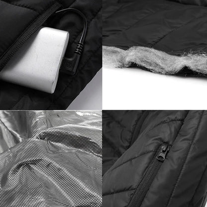 Doudoune sans manche chauffante Unisexe - Gilet Chauffant Electrique